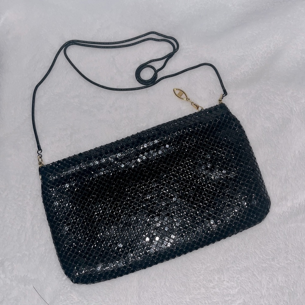 Vintage metal mesh evening bag